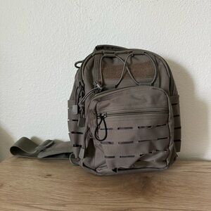 Terratac Tactical Chest Shoulder Crossbody Sling Bag‎ Pack Outdoor Travel Hiking
